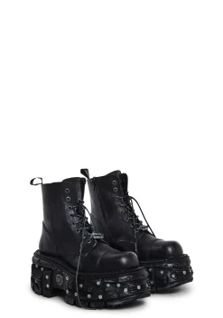 New Rock Boots|Platforms*M-MILI083CCT-C17 Platform Boots