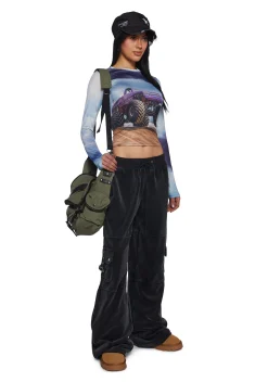 Current Mood Tops|Plus*Monster Truck Dreams Long Sleeve Top