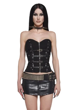 x_Dolls Kill Corsets*Moonlight Mood Corset Top