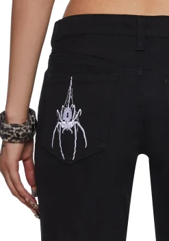 Widow Bottoms*Morbid Curiosity Flare Pants