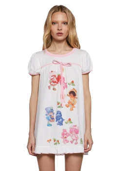 Dolls Kill | Care Bears x Strawberry Shortcake Lingerie*Morning Sunshine Nightgown