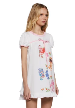 Dolls Kill | Care Bears x Strawberry Shortcake Lingerie*Morning Sunshine Nightgown