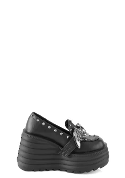 Demonia Boots|Platforms*Morte-56 Platform Loafers