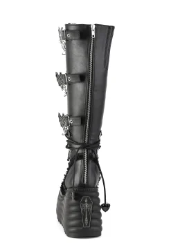 Demonia Boots|Platforms*Morte-215 Platform Wedge Boots