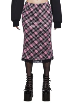 The Grave Girls Bottoms|Skirts*Mournful Cheer Mesh Midi Skirt