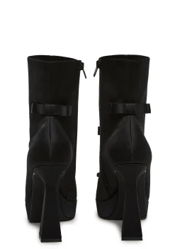 Widow Boots*Mourning Belle Heeled Booties