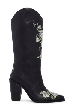 BOY Widow Boots|Cowboy Boots*Mourning Rose Cowboy Boots