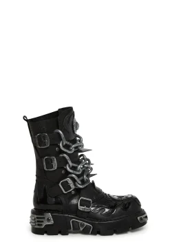 New Rock Boots*M-727-S5 Chain Reactor Combat Boots