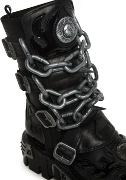 New Rock Boots*M-727-S5 Chain Reactor Combat Boots