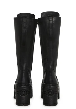 New Rock Boots*M-TM002-C2 Lace-Up Knee High Boots
