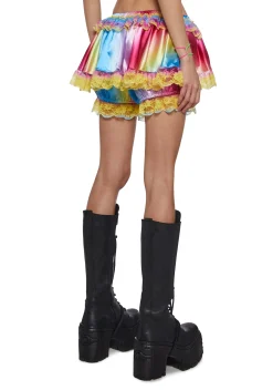 Club Exx Bottoms|Skirts*Multicolor Trickery Bloomer Skort