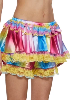 Club Exx Bottoms|Skirts*Multicolor Trickery Bloomer Skort