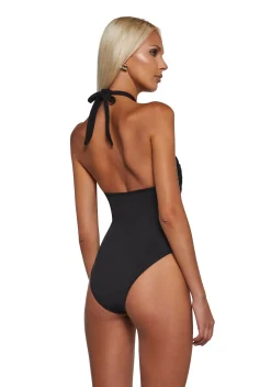 Club Exx Tops*Music Flash Shredded Bodysuit