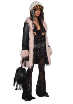 Current Mood Outerwear|Plus*Music Muse Faux Fur Jacket