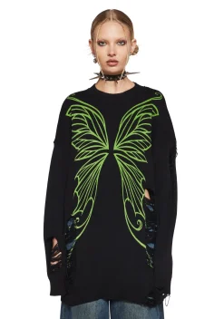 Current Mood Tops*Music Of The Heart Oversized Sweater