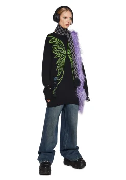 Current Mood Tops*Music Of The Heart Oversized Sweater
