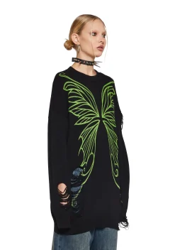 Current Mood Tops*Music Of The Heart Oversized Sweater