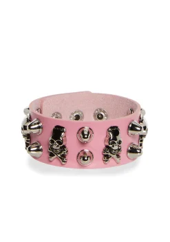 x_ATVT Jewelry*Mutineer Vibes Skull Bracelet - Pink