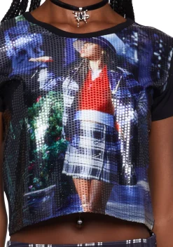 Dolls Kill x Clueless Tops*My Best Friend Baby Tee