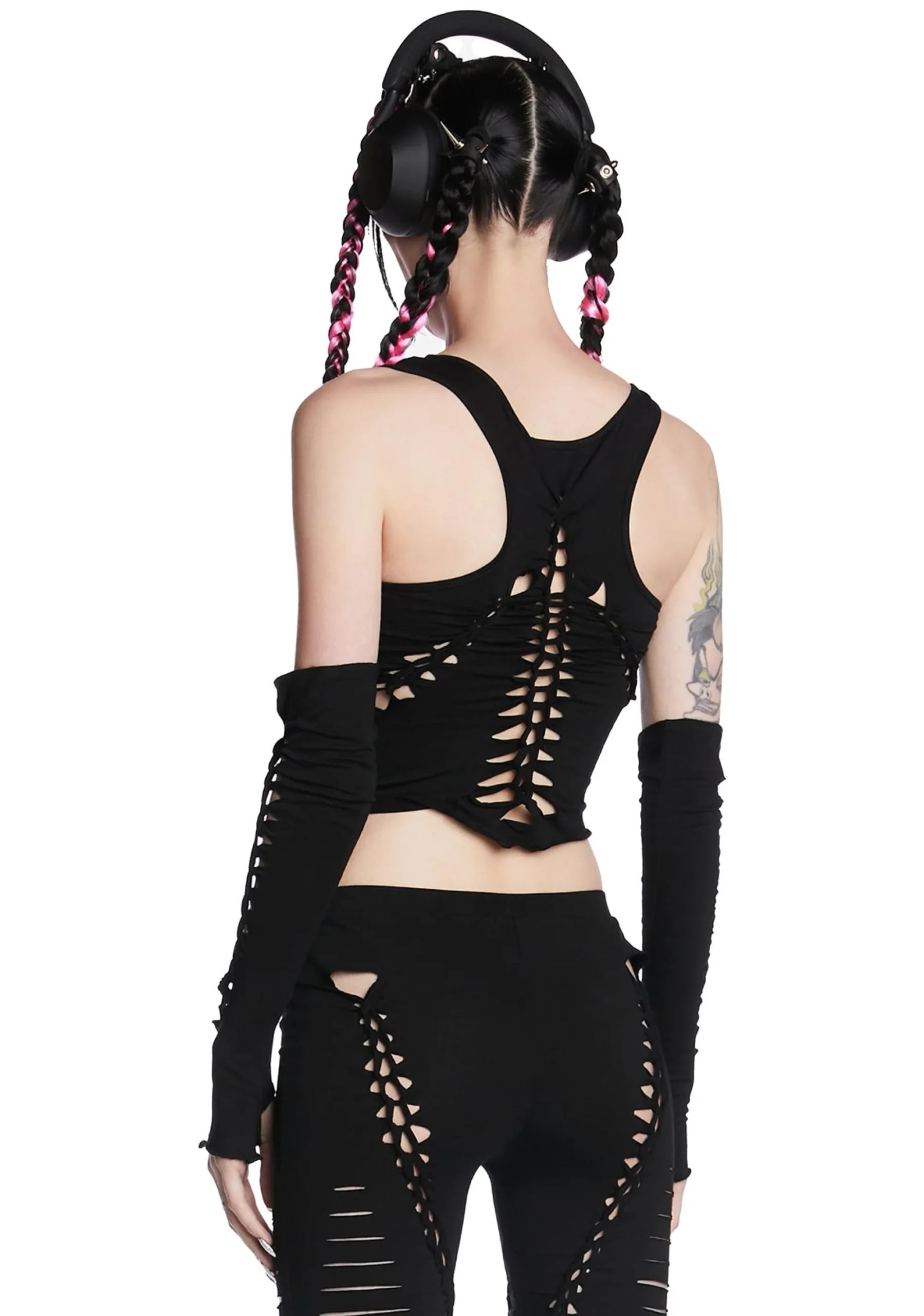 Widow Tops*My Own Worst Enemy Top And Gloves Set