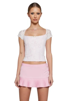 Sugar Thrillz Tops|Plus*My Plus One Lace Top