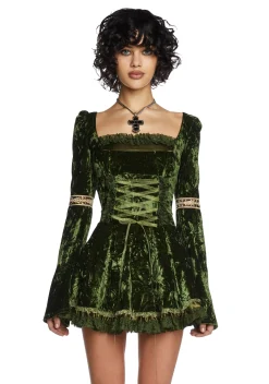 Current Mood Dresses|Mini Dresses*Myths N' Legends Mini Dress - Green