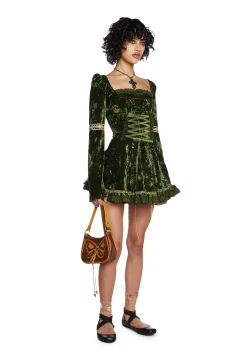 Current Mood Dresses|Mini Dresses*Myths N' Legends Mini Dress - Green