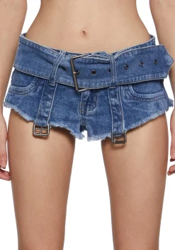 Generation Kiss Bottoms*Natasha Belt Flare Jeans
