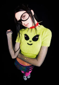 dELiA*s by Dolls Kill Tops|Plus*Need My Space Sweater Top