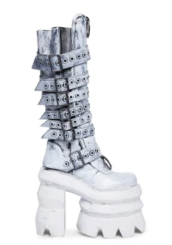 Widow Boots|Platforms*Never A Sellout Platform Boots - White