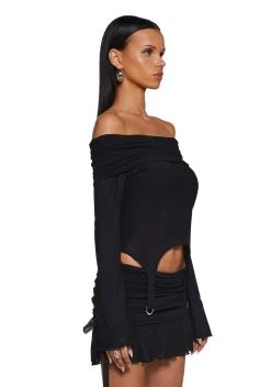 Current Mood Tops|Plus*Never Underestimate Off The Shoulder Top