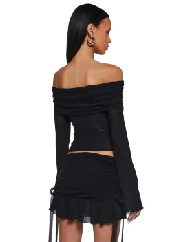 Current Mood Tops|Plus*Never Underestimate Off The Shoulder Top