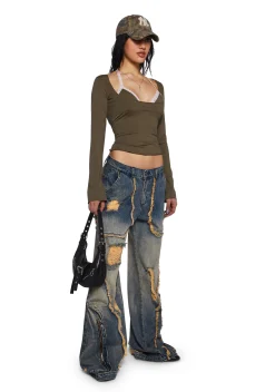 Current Mood Bottoms|Pants*New BFF Wide Leg Jeans