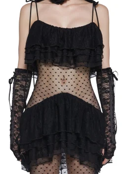 Widow Dresses|Plus*Night Of Sin Maxi Dress
