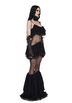 Widow Dresses|Plus*Night Of Sin Maxi Dress