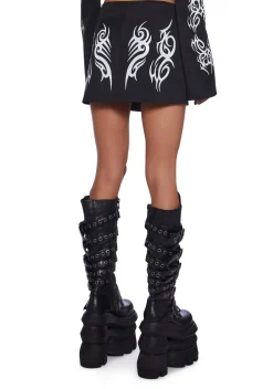 Club Exx Bottoms|Skirts*Night Raver Reflective Mini Skirt