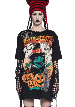 Trickz N' Treatz Tops*Nightmare Greetings Graphic Tee