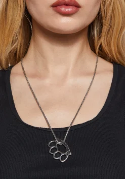 x_ATVT Jewelry*No Funny Business Pendant Necklace