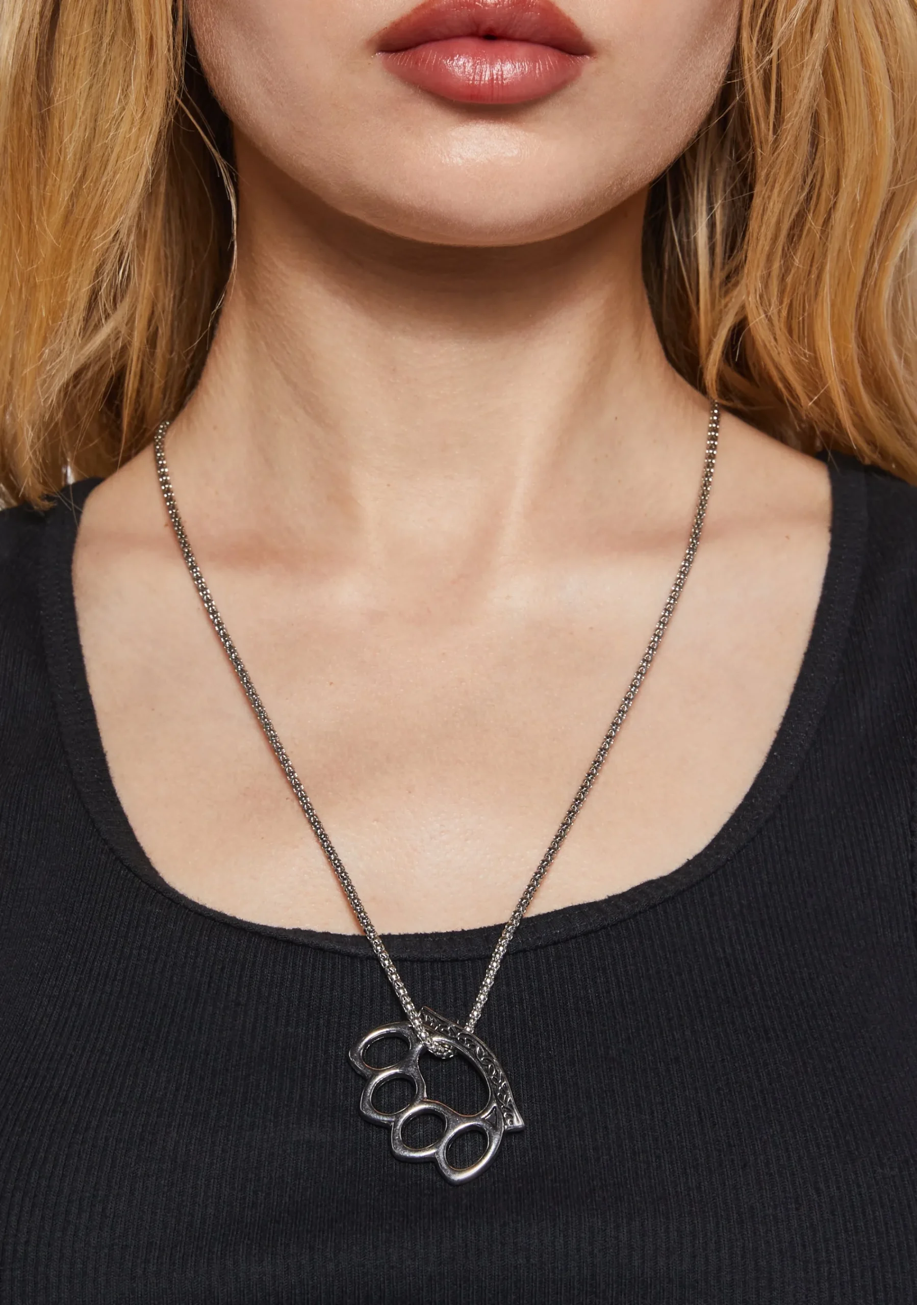 x_ATVT Jewelry*No Funny Business Pendant Necklace