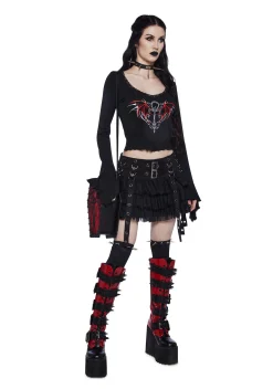 Widow Tops*No Reflection Long Sleeve Top