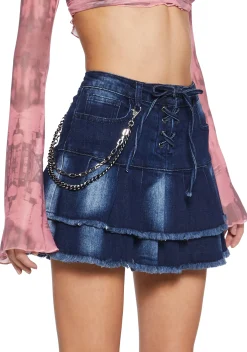 Current Mood Bottoms|Skirts*No Room For Drama Mini Skirt