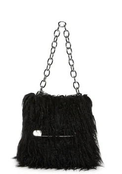 The Grave Girls Bags*Nocturnal Edge Fuzzy Shoulder Bag