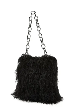The Grave Girls Bags*Nocturnal Edge Fuzzy Shoulder Bag