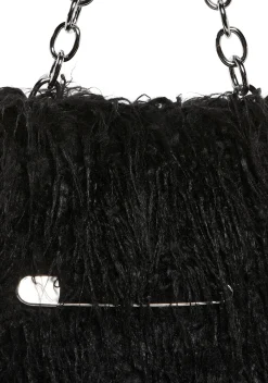 The Grave Girls Bags*Nocturnal Edge Fuzzy Shoulder Bag