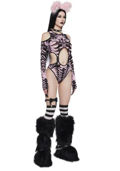 Widow Tops*Nocturnal Impulse Long Sleeve Bodysuit