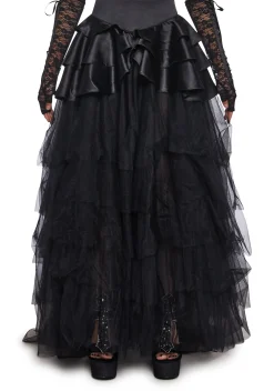 Widow Bottoms|Skirts*Nocturne Enchantment Maxi Skirt