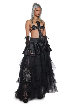 Widow Bottoms|Skirts*Nocturne Enchantment Maxi Skirt