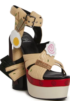 Dolls Kill x NARUTO SHIPPUDEN Platforms|Heels*Noodle Knockout Platform Heels