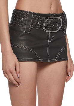 Generation Kiss Bottoms|Skirts*Norah Micro Skort - Black