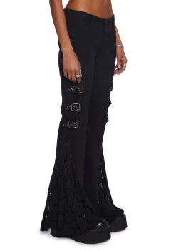 Widow Bottoms|Pants*Normal Is An Illusion Flare Pants